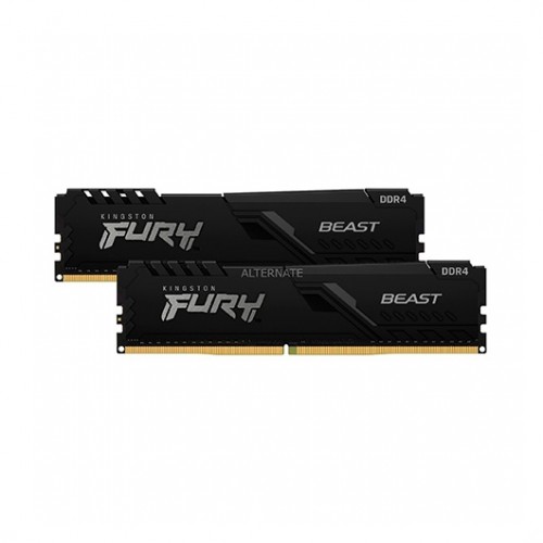 Modulo Memoria Ram Ddr4 32gb 2x16gb 3600mhz Kingston Fury Negro